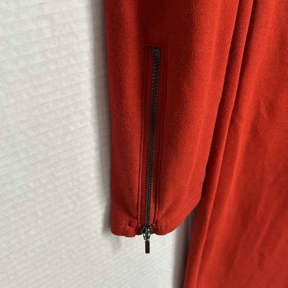 Athleta Celebration A-Line pointe, long sleeve, knit women’s dress, Size MT - Picture 5 of 7